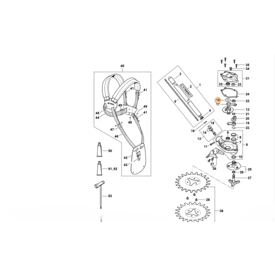STIHL  Podkładka dystansowa 4180 642 8700
